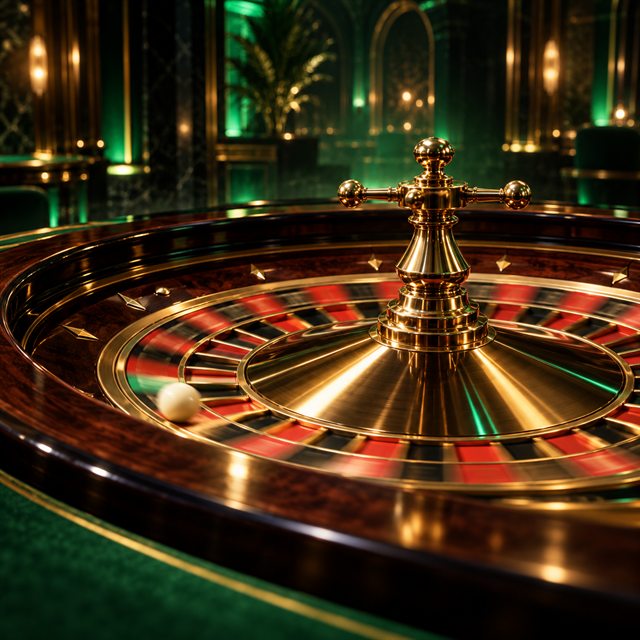 Ruota della roulette dal vivo